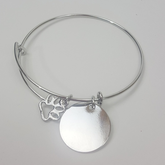 NEW Fur Mama Dog Mom Cat Mom Bracelet Bangle - Picture 2 of 3